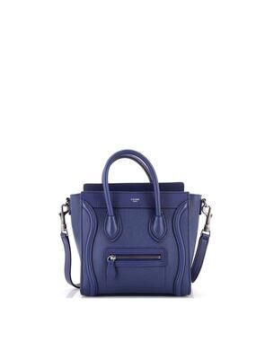 Celine Luggage Bag Grainy Leather Nano #356460C20B